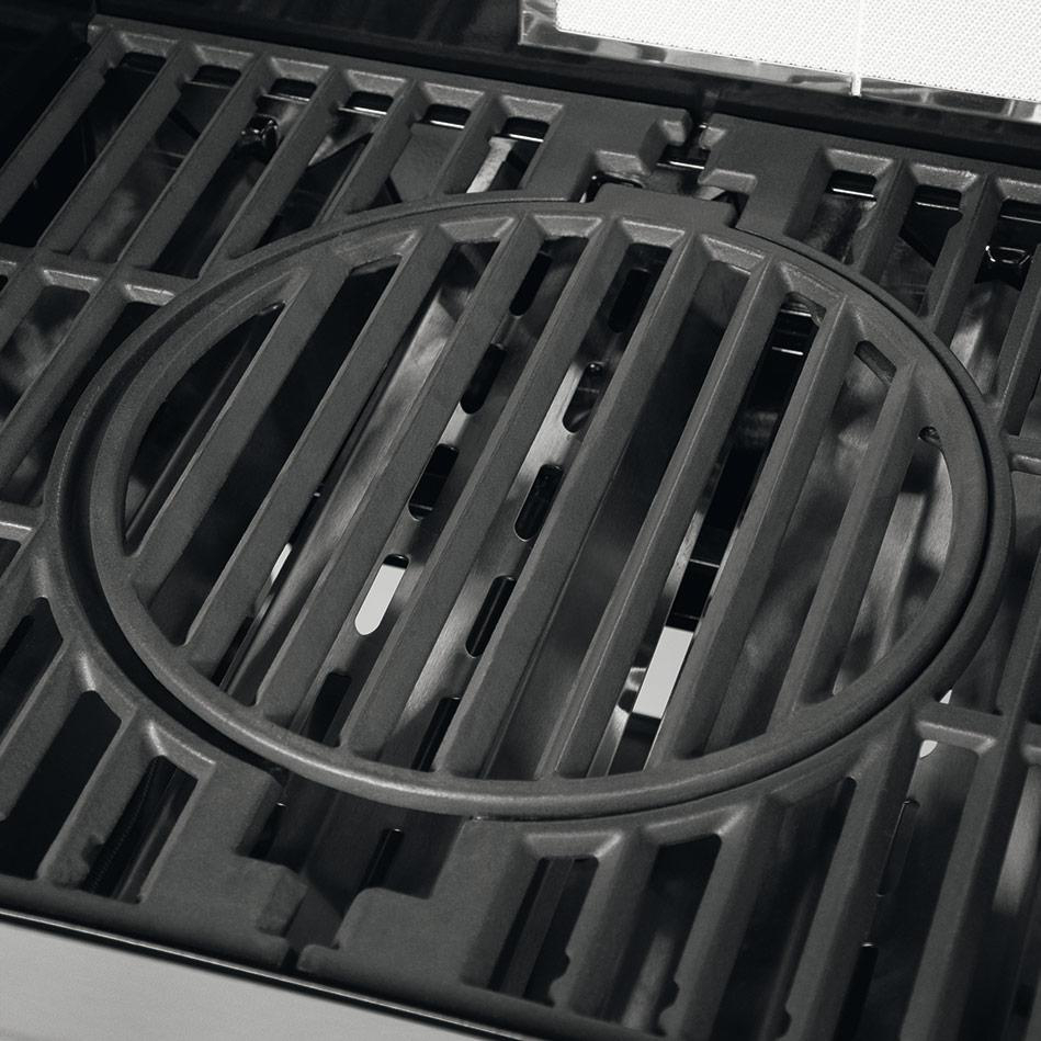 JUSTUS 1309 04 MARS Gasgrill, Edelstahl/Schwarz (24500 Watt)