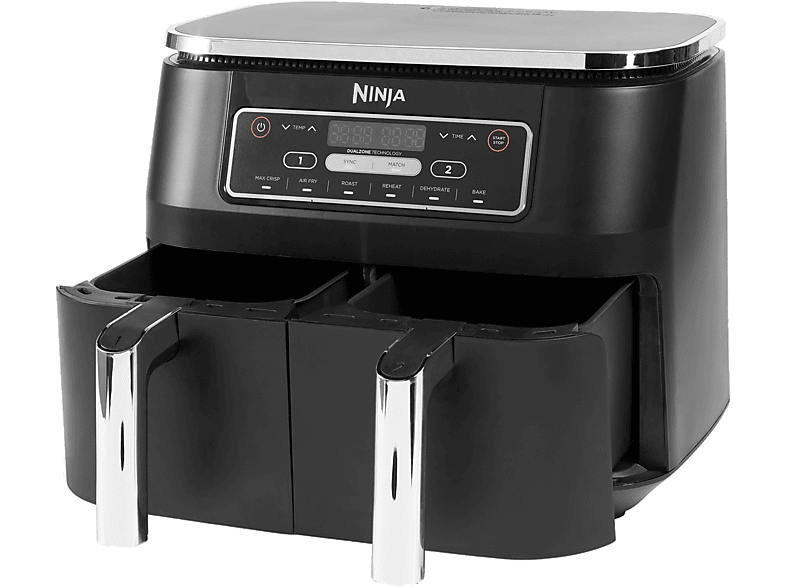 Airfryer 7,3L, ajuste durée de cuisson, température