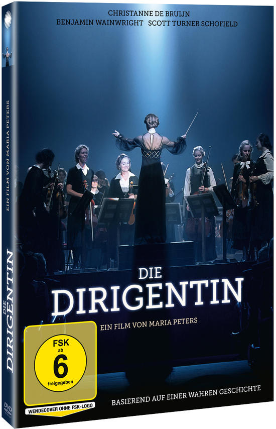 DVD-Hülle des Films 'Die Dirigentin' mit einem Orchester.