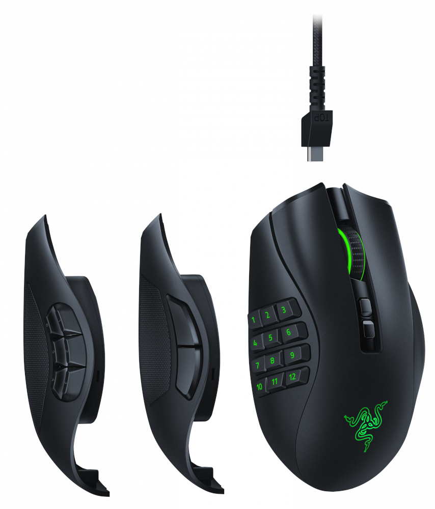 RAZER Gamingmuis Naga Pro Zwart (RZ01-03420100-R3G1)