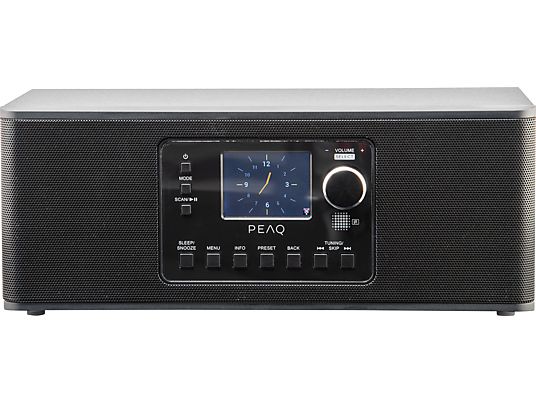 PEAQ PDR 270 BT-B - Internetradio (DAB, DAB+, Internet radio, FM, Schwarz)