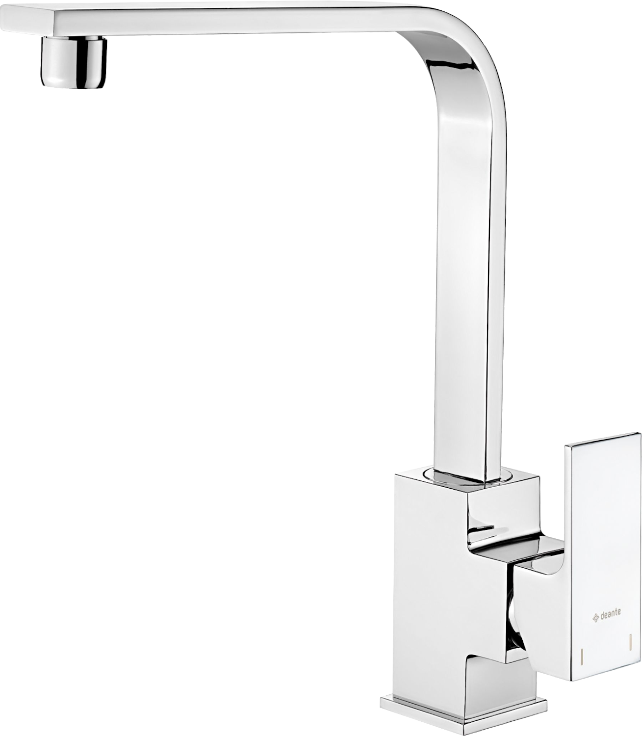 DEANTE Anemon Bis Álló mosogató csaptelep, szögletes kifolyóval, króm (BCZ 062M)