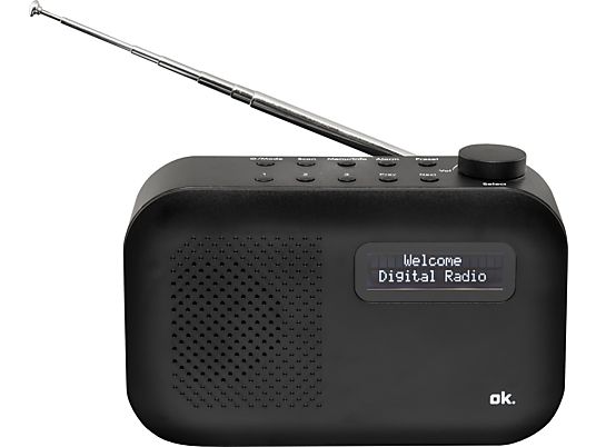 OK ORD 111 BT-B-1 - Digitalradio (DAB+, FM, Schwarz)