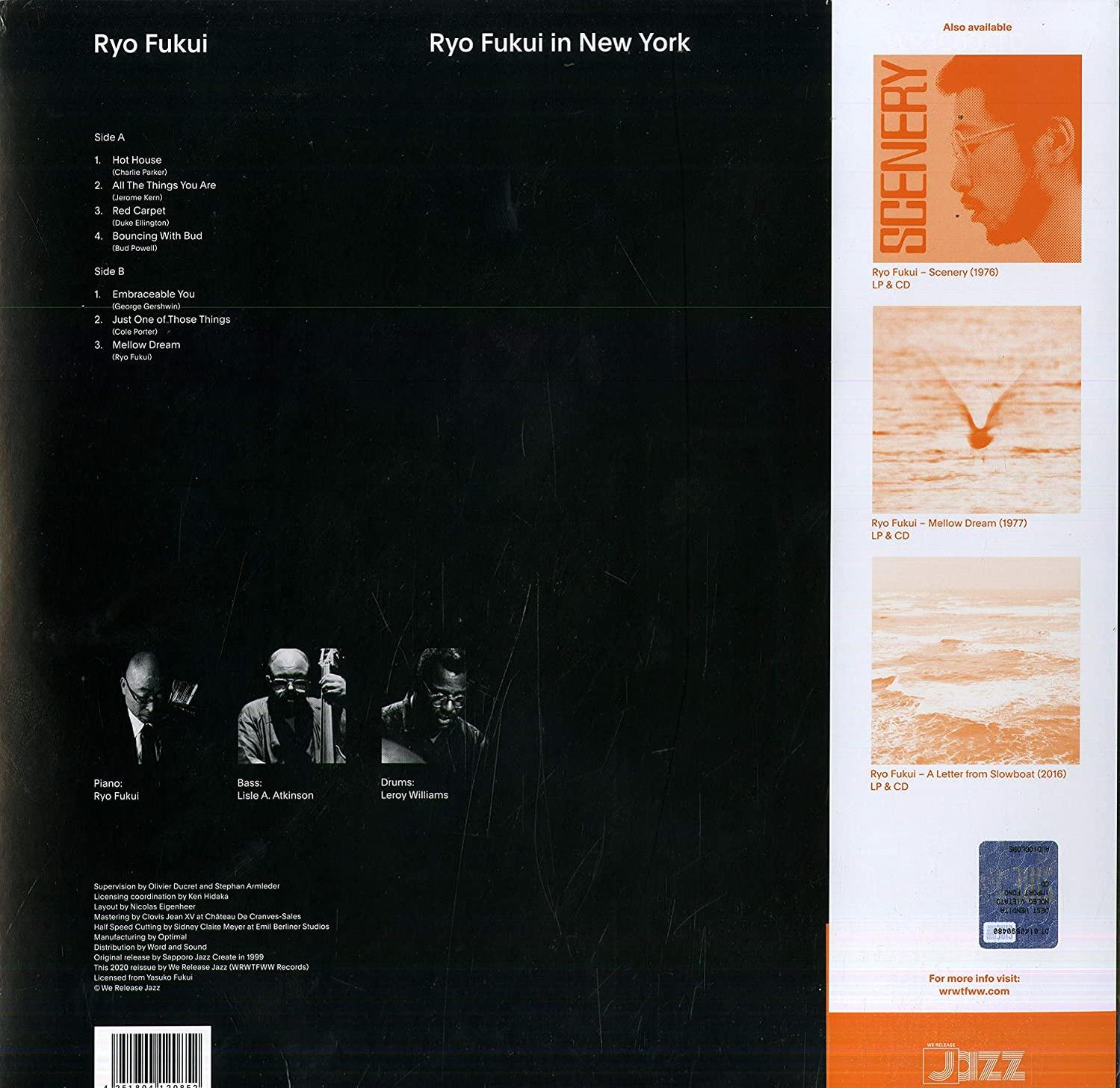 IN - (Vinyl) Fukui RYO Ryo YORK (LP) - NEW FUKUI