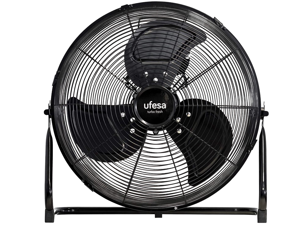 Ventilador de sobremesa - Ufesa FF0350, 3 velocidades, 70W, 35 cm, Inclinable, Negro