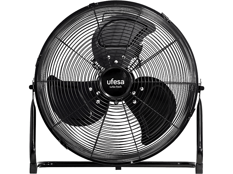 REACONDICIONADO Seminuevo Muy bueno Ventilador industrial - Ufesa FF0350, 3 velocidades, 70W, 35 cm, Inclinable, Negro