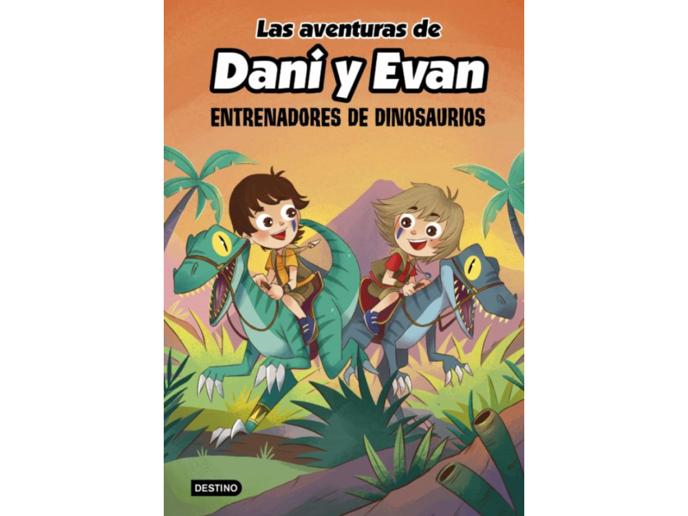 Libro Las Aventuras de dani y evan 3. entrenadores dinosaurios español tapa