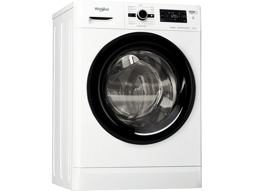 Lavadora Secadora Whirlpool fwdg 961483 de 9 kg y 1.400 rpm spt n lavasecadora carga frontal 9kg6kg a blanca clase 9+5 1400 1400rpm fwdg961483wbvsptn kg6 6th 69 fwdg961483wbv