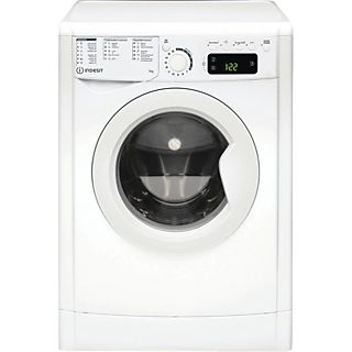 Lavadora carga frontal - Indesit EWE 71252 W SPT N, 7 kg, 1200 rpm, 16 Programas, Extra Wash, Blanco