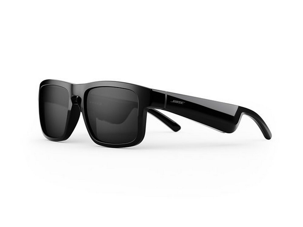 Gafas de sol audio - Bose Frames Tenor, 5.5 h, Bluetooth, Sonido Bose, IPX2, Conector Pogo, Negro