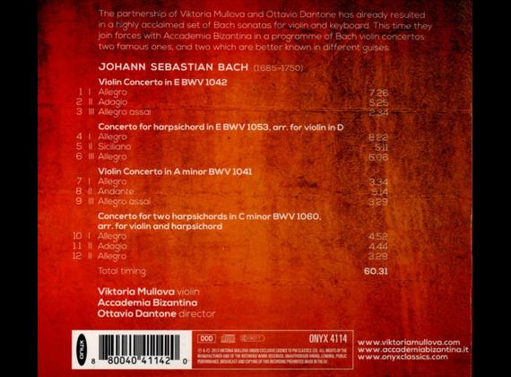 Rückseite einer CD mit Noten und Text. Der Titel ist auf Englisch, und der Text ist auf Englisch.