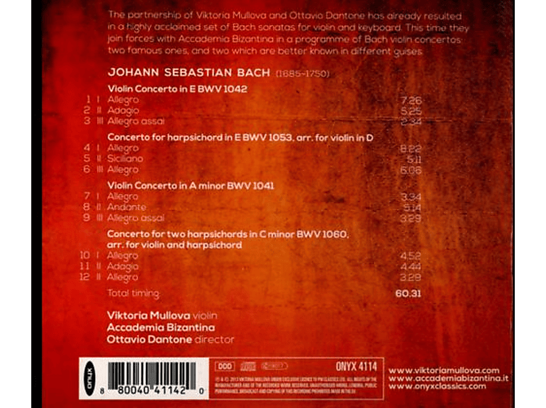 Thumbnail - Viktoria Mullova, Accademia Bizantina - Violin Concertos (CD)