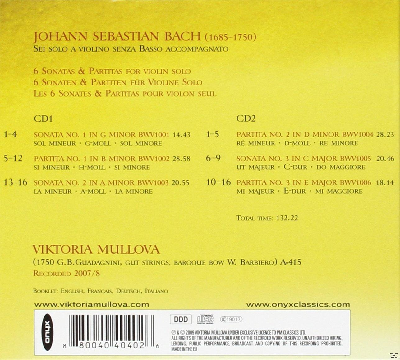 Viktoria Mullova - SONATAS & PARTITAS  - (CD)