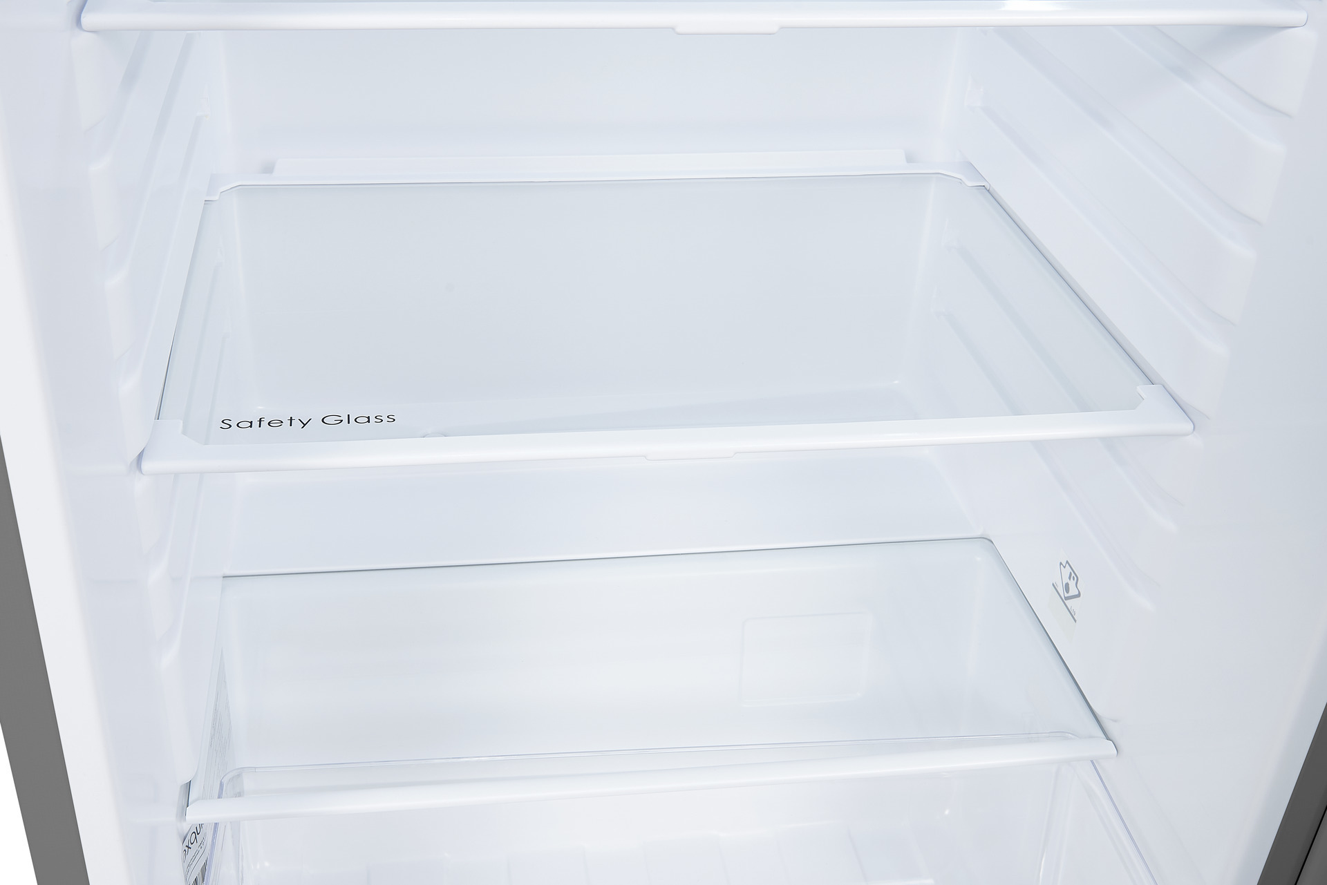 EXQUISIT KS 16-V-H-040E Kühlschrank (127 l, E, 855 mm hoch, Edelstahloptik)