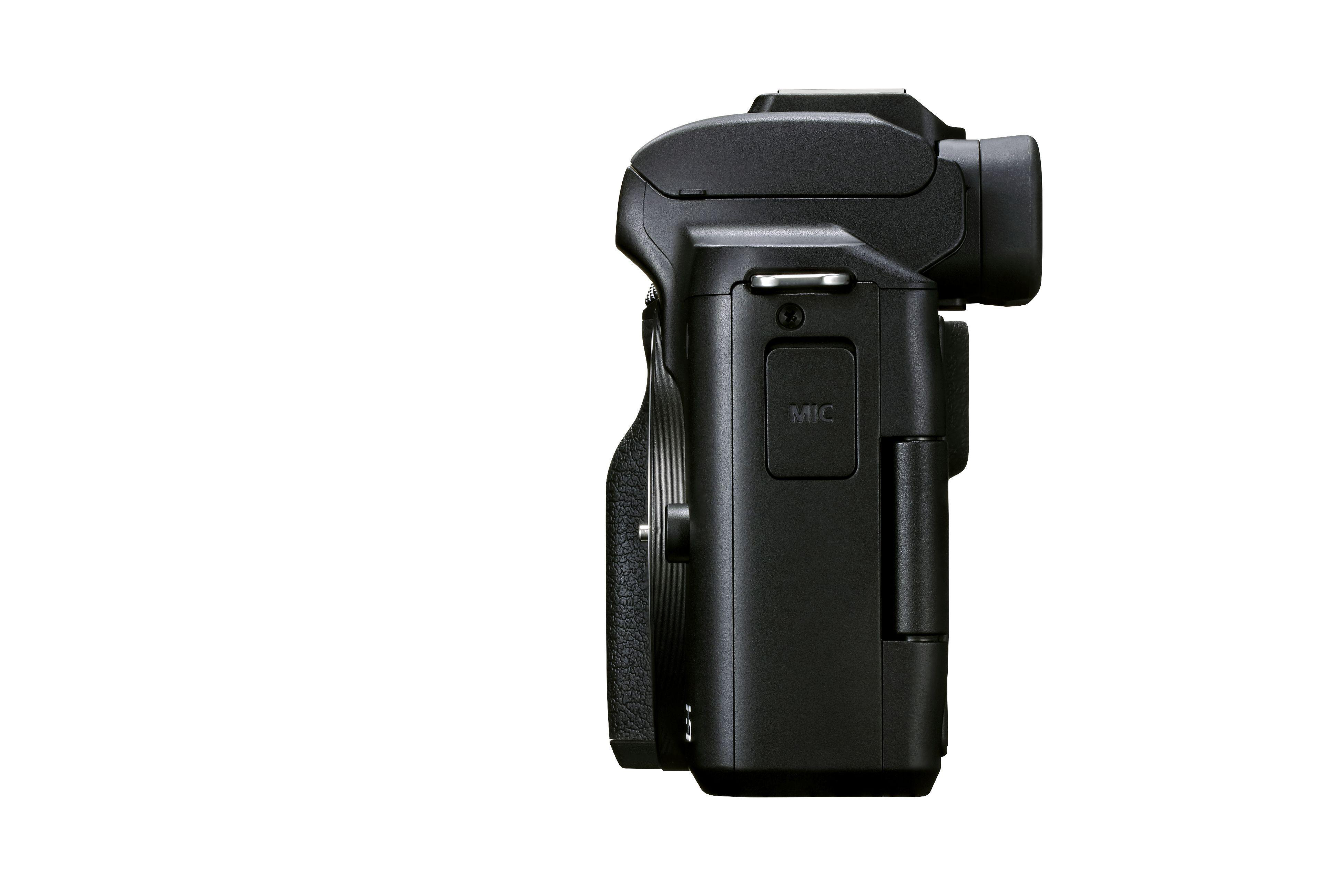 CANON Canon EOS M50 MK II Kit Systemkamera mit Objektiv 18-150mm, 7,5 cm Display Touchscreen, WLAN