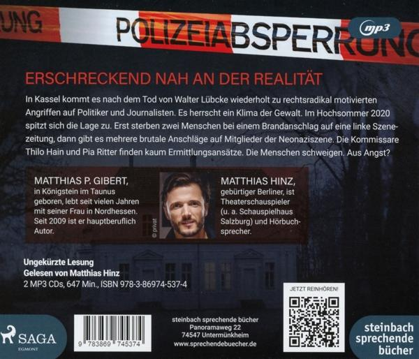 Matthias Hintz - Thilo Hains(4)-Tödliche Hetze  - (MP3-CD)