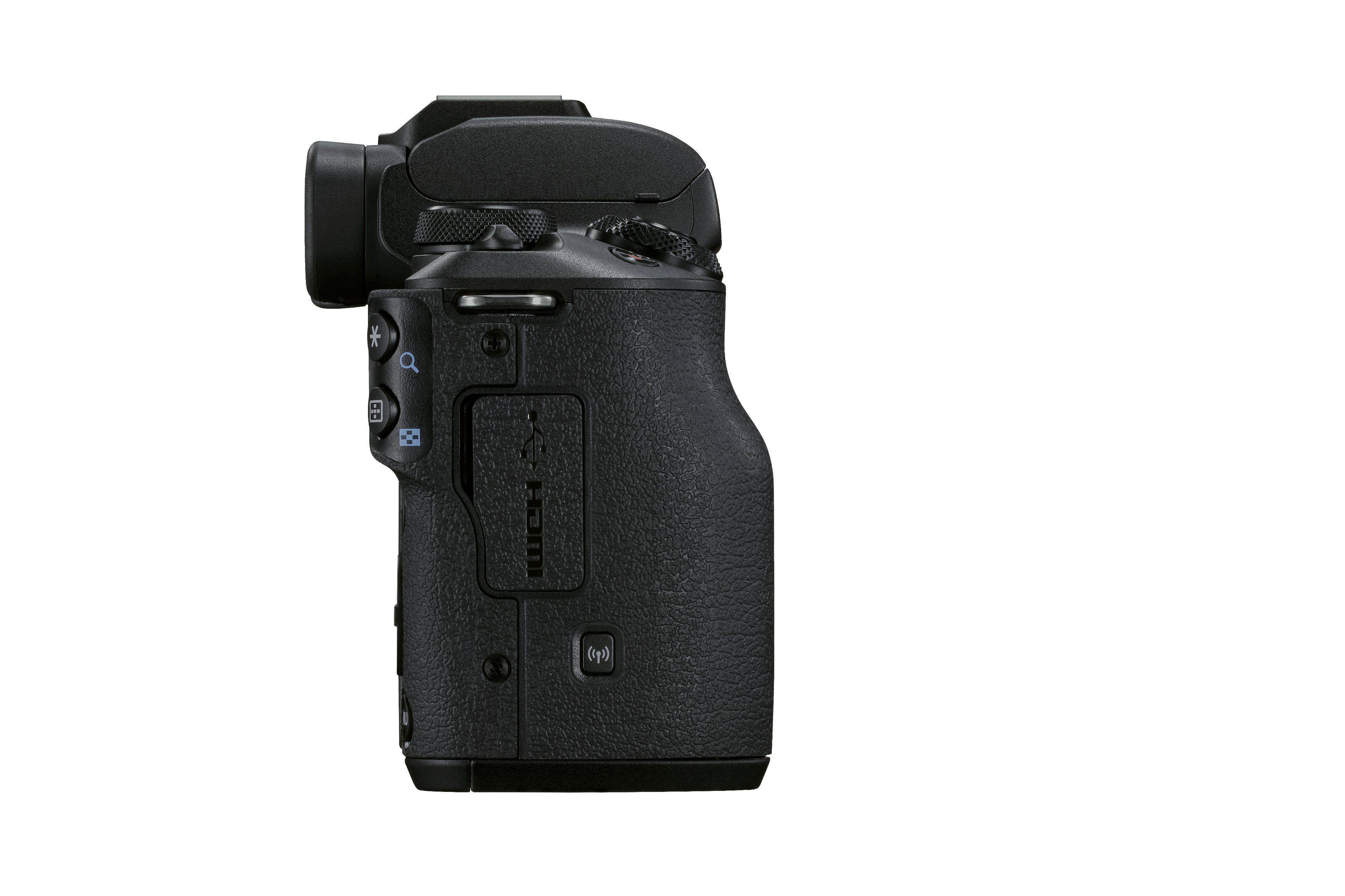 CANON EOS M50 MK II Gehäuse Systemkamera, 7,5 cm Display Touchscreen, WLAN
