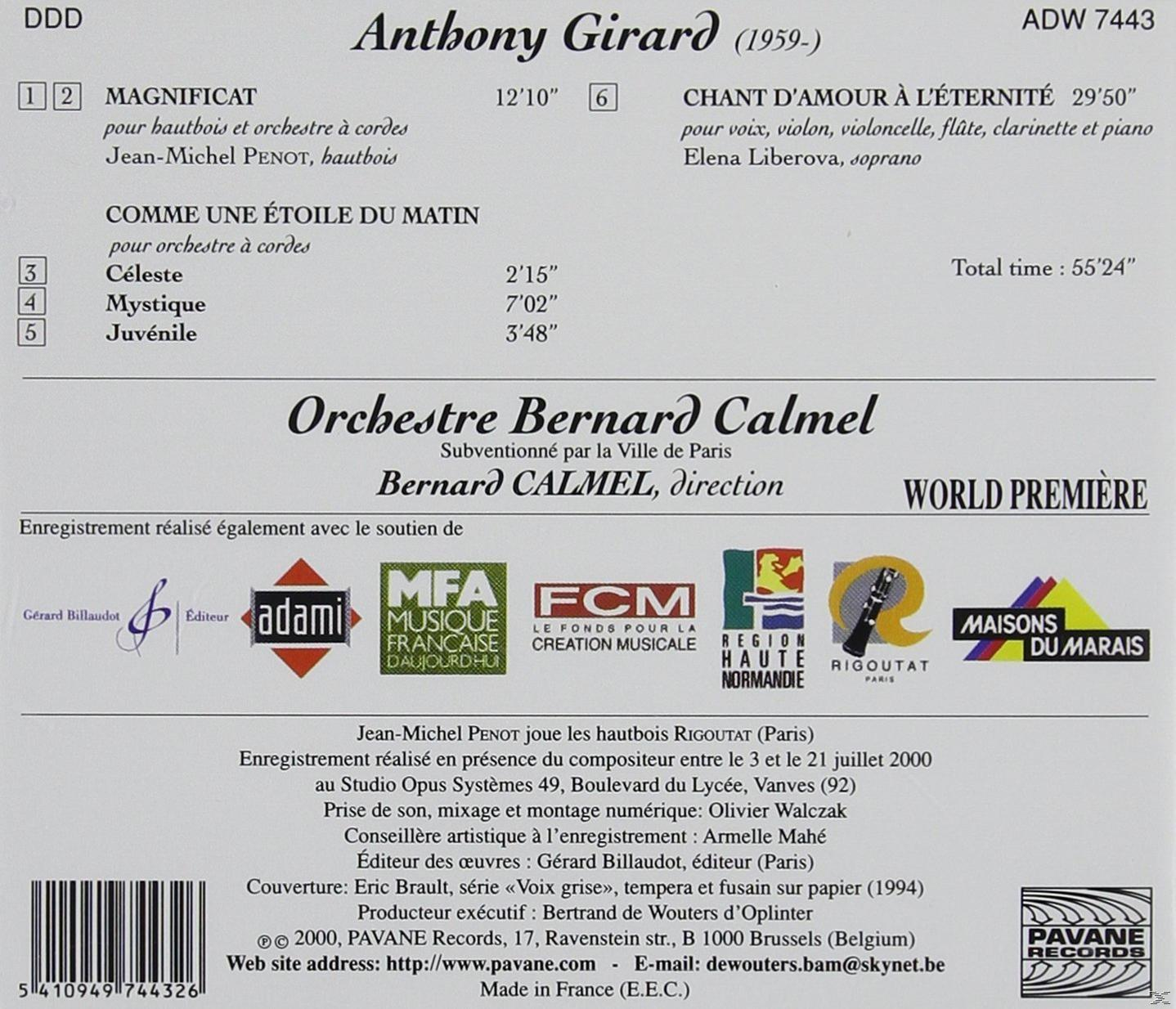 Orchestre Bernard Calmel - Girard:Sakrale Musik  - (CD)
