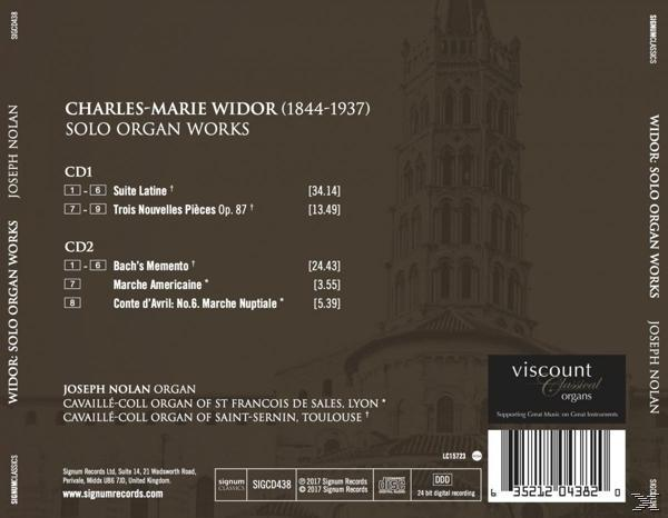 Joseph Nolan - Werke für Orgel solo  - (CD)
