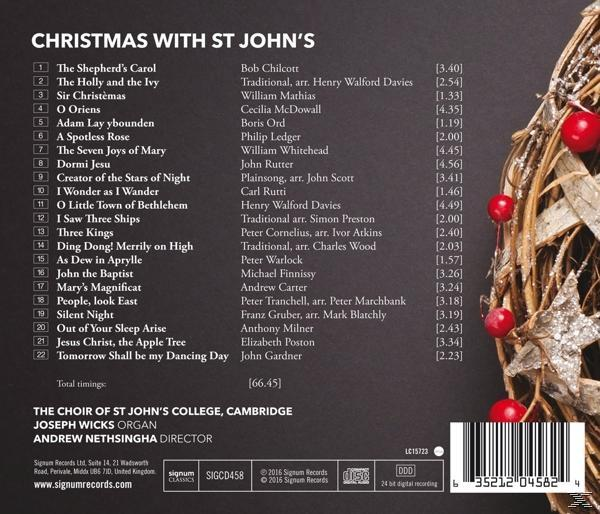 VARIOUS - Christmas with St John's  - (CD)