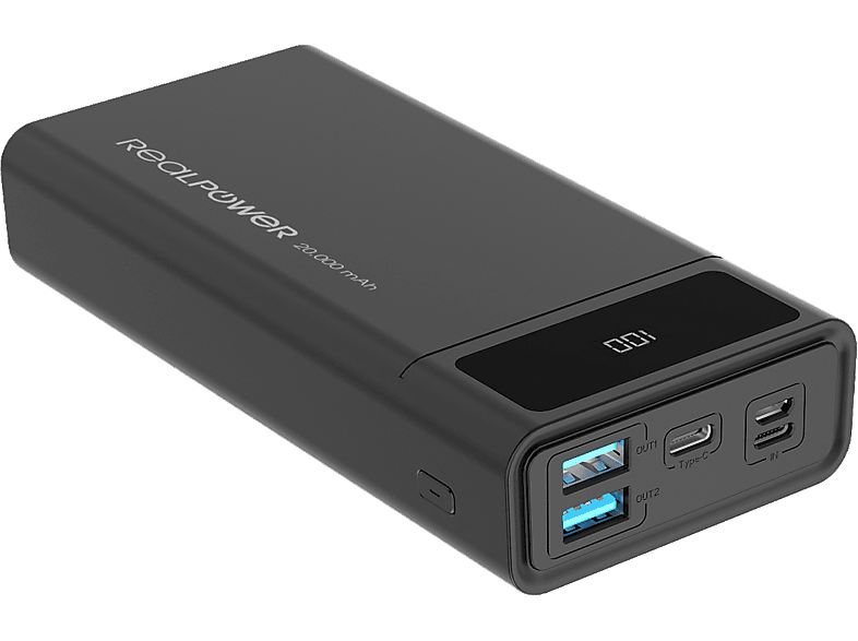 REALPOWER Powerbank 20000mAh (306949)