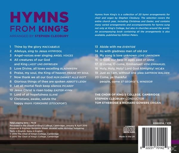 Choir Of Kings Colleg, Cleobury* - Hymns From King's  - (CD)