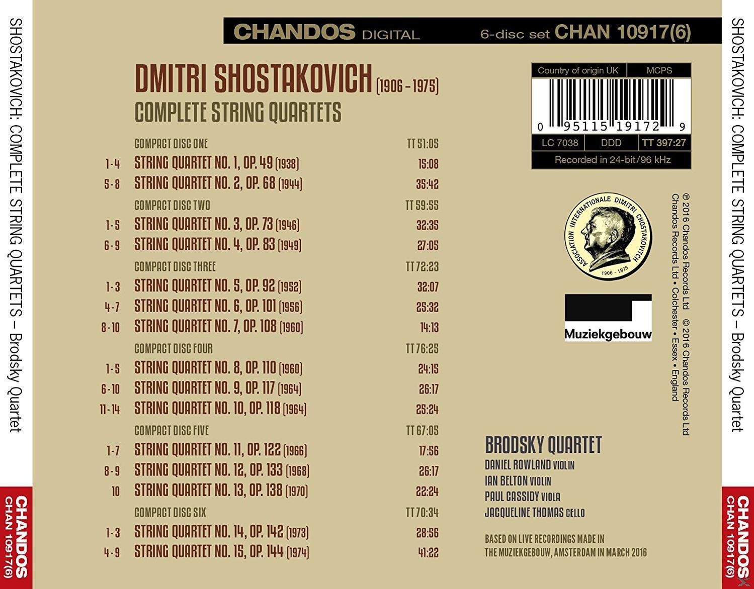 Brodsky Quartet - Die Streichquartette  - (CD)