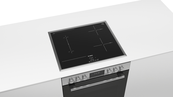 BOSCH HND616LS61 Serie 6 (Backofen) , Serie 4 (Kochfeld), Einbauherdset (Induktionskochfeld, A, 71 l)