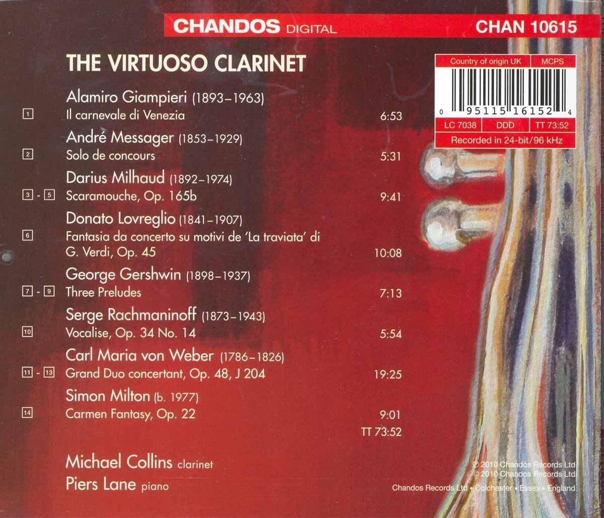 Michael Collins, Lane Piers - The Virtuoso Clarinet  - (CD)