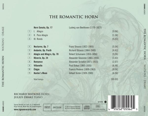 Drake, Julius | Watkins, Richard - The Romantic Horn  - (CD)