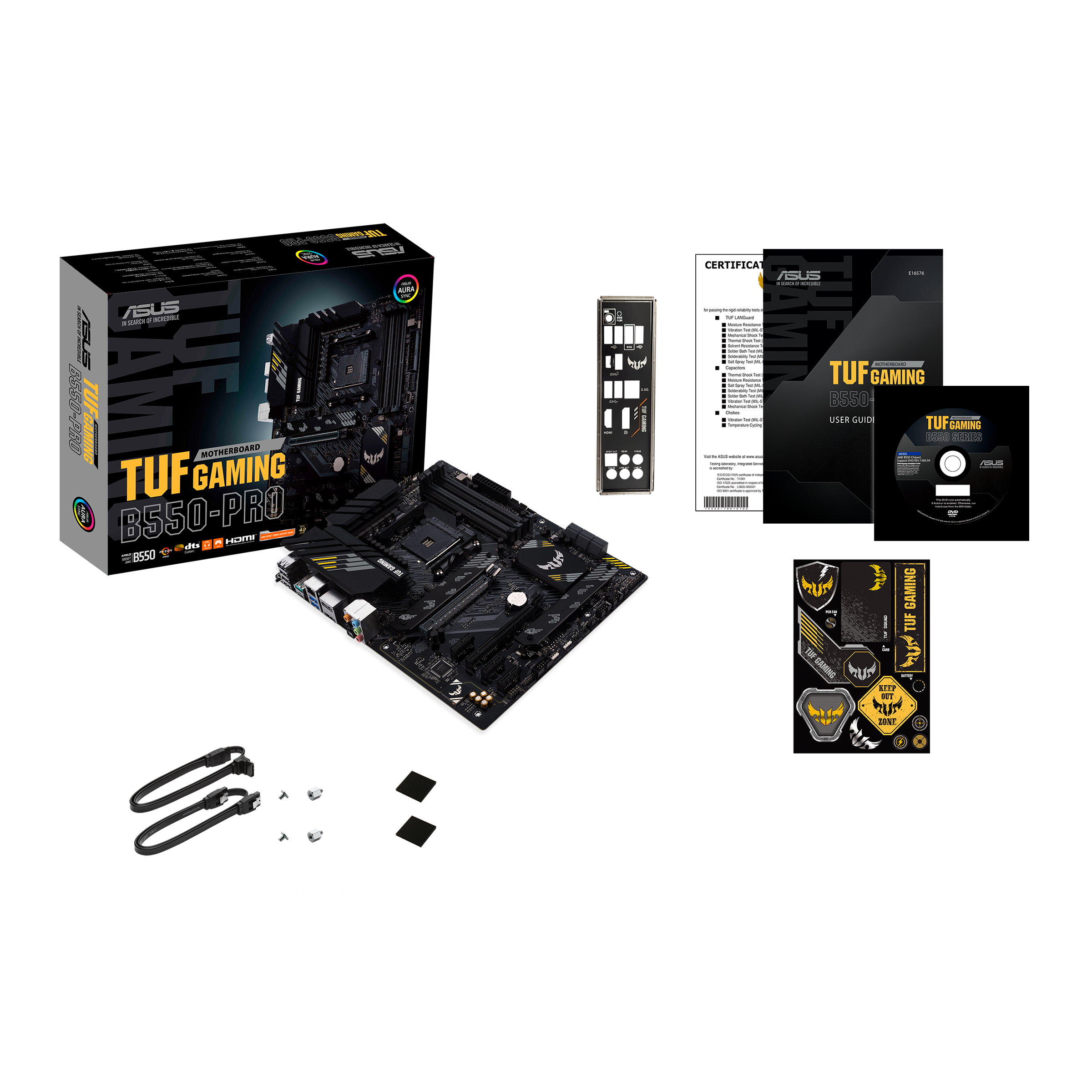 ASUS TUF GAMING B550-PRO Mainboard Schwarz