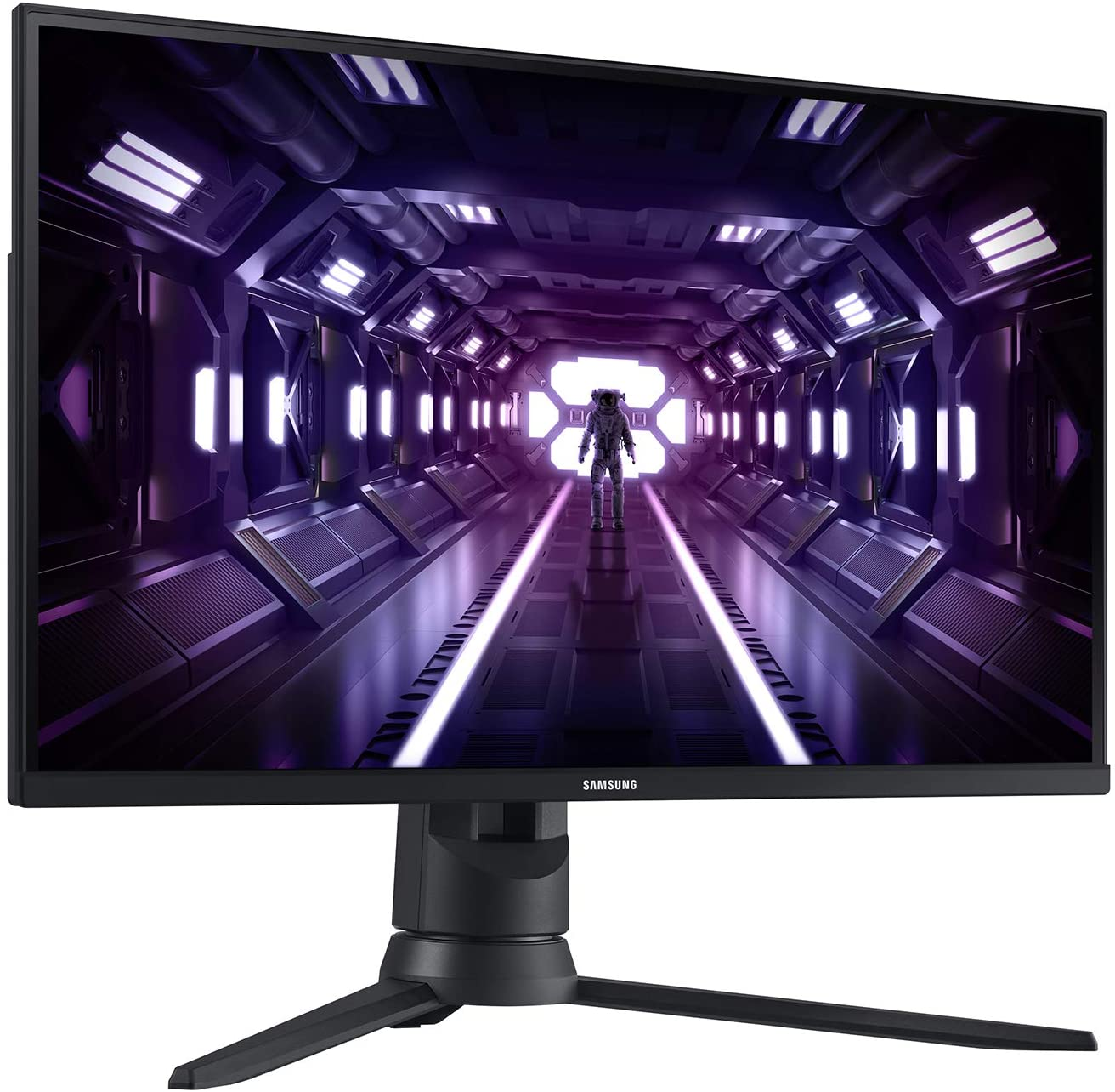 SAMSUNG Gaming Monitor Odyssey G3, 24 Zoll, FHD, 144Hz, 1ms, 250cd, VA, Schwarz (LF24G35TFWUXEN) 24 Zoll Gaming Monitor, Full-HD, 1 ms Reaktionszeit, 250 cd/m², 144 Hz, Schwarz