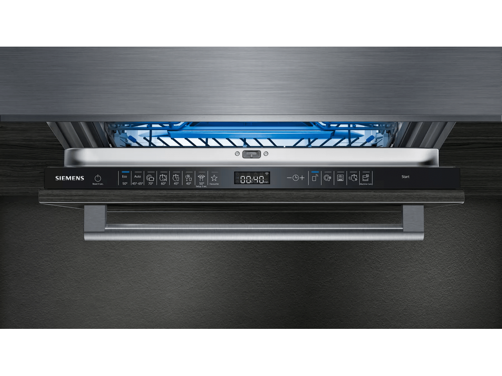 Lavavajillas integrable - Siemens SN75ZX49CE, 14 servicios, 8 programas, Home Connect, 60 cm, iQdrive, Inox
