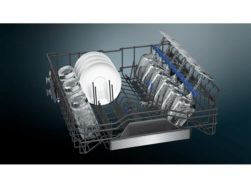 Lavavajillas integrable - Siemens SN75ZX49CE, 14 servicios, 8 programas, Home Connect, 60 cm, iQdrive, Inox