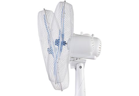 Ventilador de pie - Ufesa SF1410, 3 velocidades, 50W, 40 cm, Oscilación, Altura ajustable, Blanco
