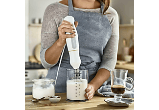 Batidora de mano - Kenwood HDP109WG, 600 W, 0.5 l, Función Turbo, 1 Velocidad, Blanco