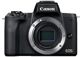 Cámara EVIL - Canon EOS M50 Mark II 15-45, Con objetivo EF-M 15-45 mm IS STM, 24.1 MP, 4K, Montura EF-M, Negro