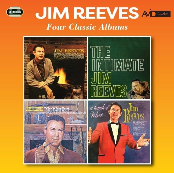 Album borító négy képpel egy férfiról. A „Jim Reeves” és a „Four Classic Albums” szavak láthatók.