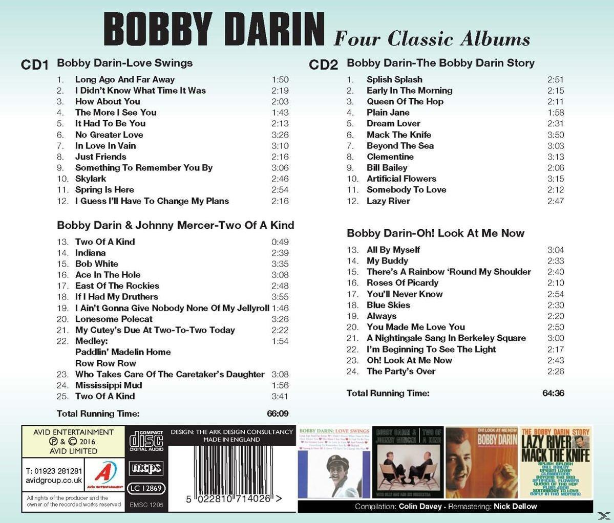 Bobby Darin album borítója dal listával és szöveggel.