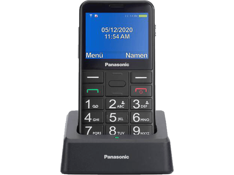 PANASONIC KX-TU 155 Seniorenhandy, Schwarz