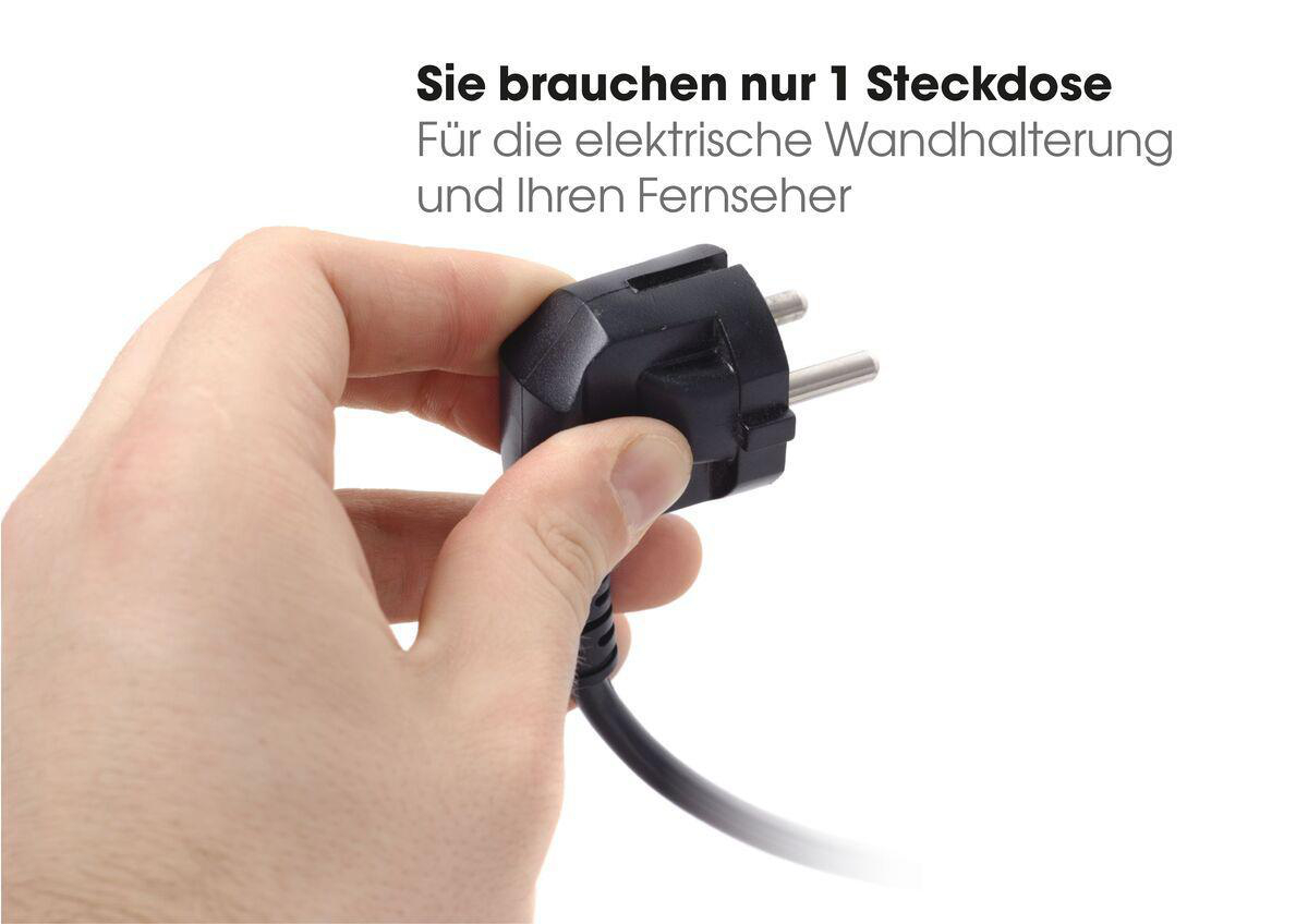 VOGEL´S Vogel's NEXT 7355 MotionMount - die TV-Wandhalterung, die sich automatisch dreht für 101-165 cm Wandhalterung, max. 65 Zoll, Schwarz