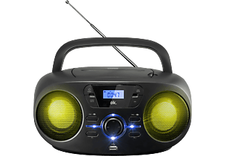 OK ORC 333-B - Tragbares Stereo Radio (FM, AM, Schwarz)