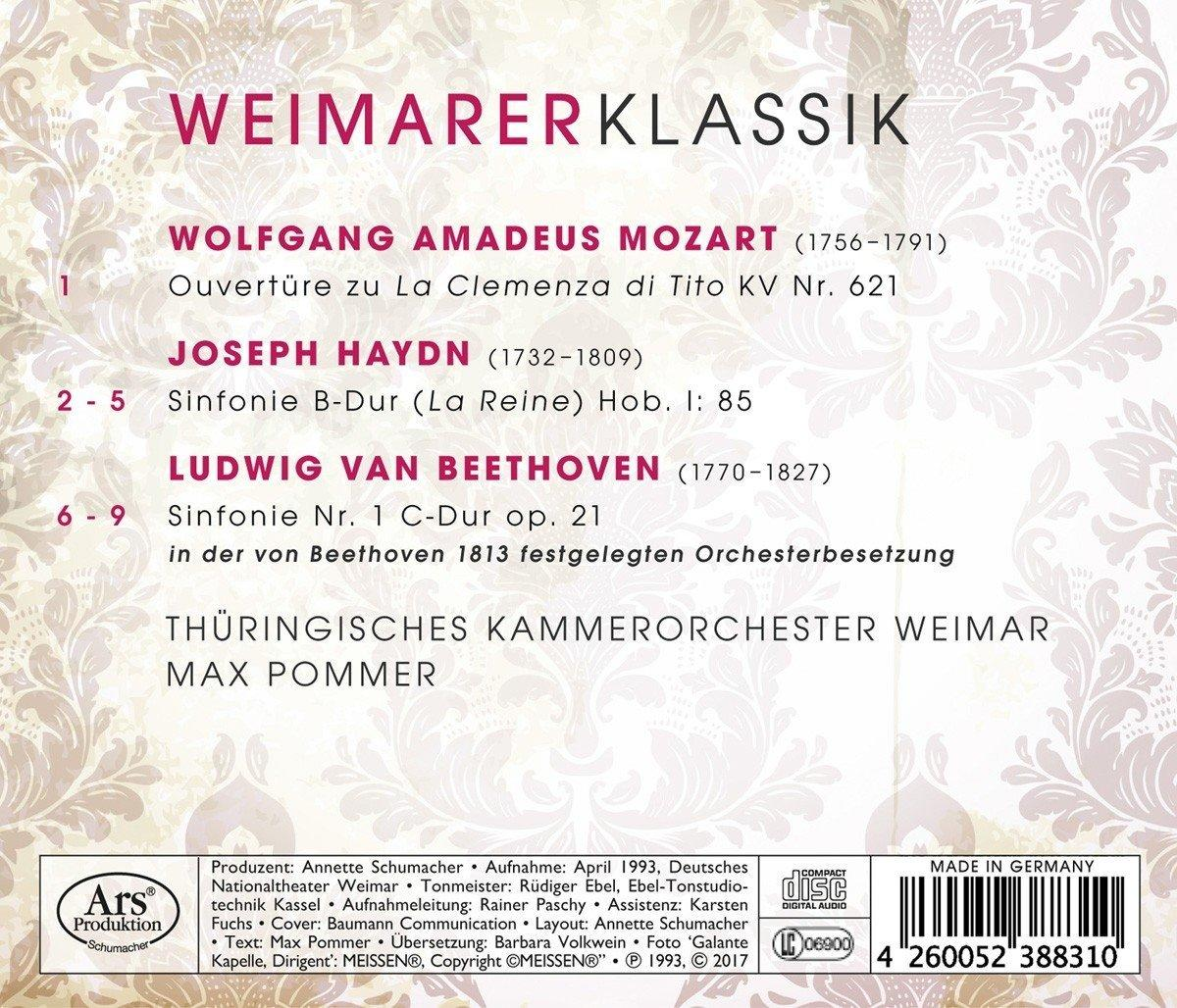 Thüringisches Kammerorchester Weimar - Weimarer Klassik Vol.1  - (CD)