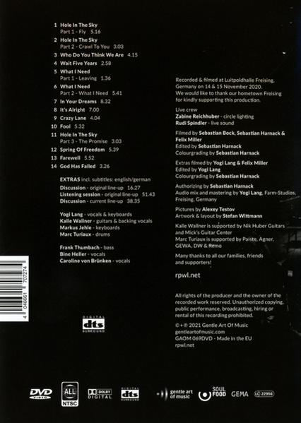 RPWL GOD - (DVD) - PERSONAL LIVE HAS - And FAILED