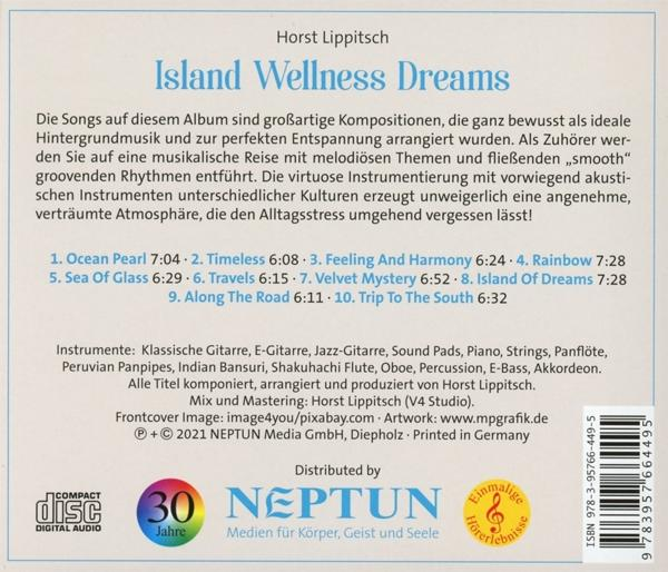 CD-Cover, blauer Hintergrund, Text auf Deutsch, Titelliste und Barcode.
