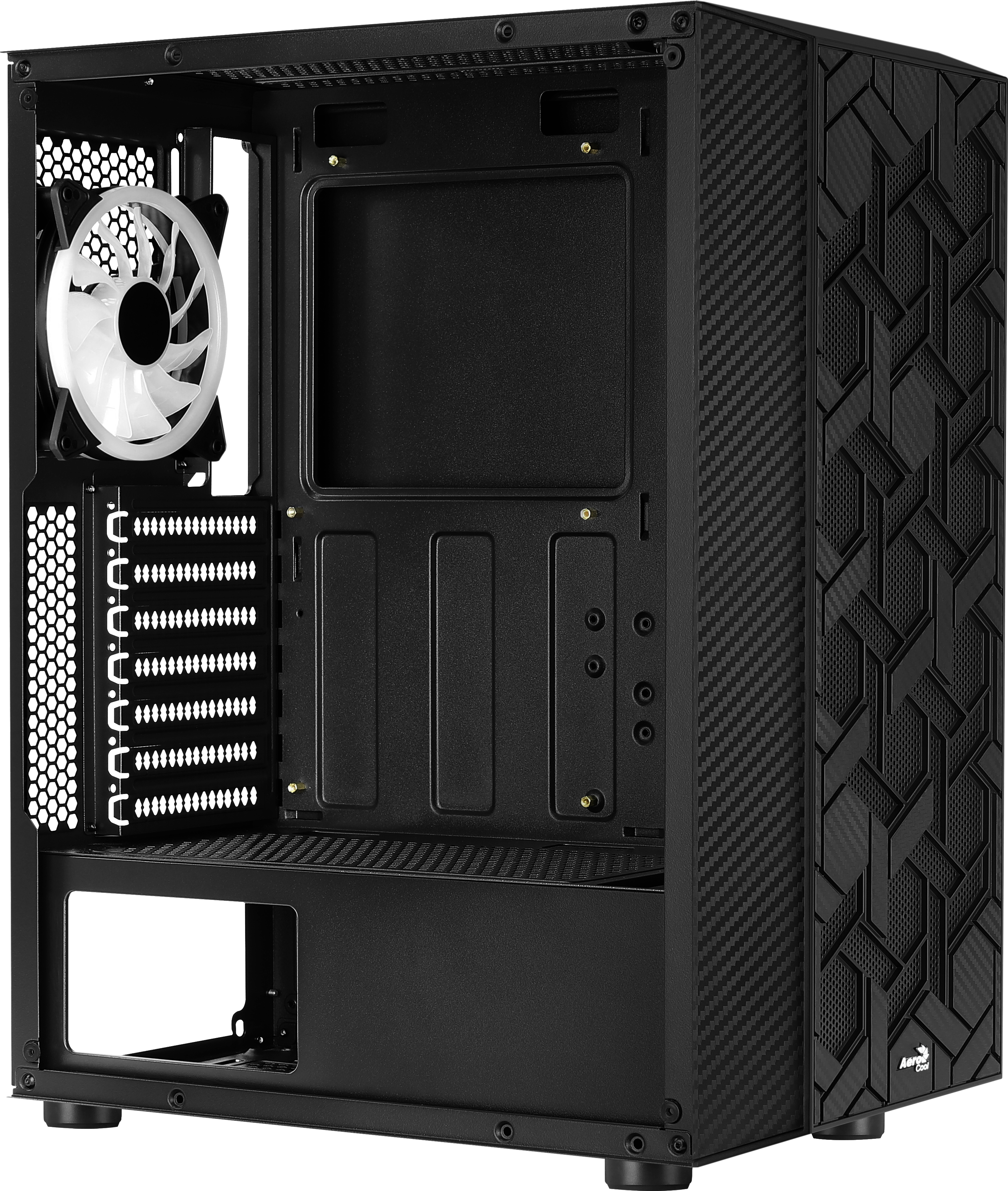 AEROCOOL Hive ARGB PC-Gehäuse, Schwarz