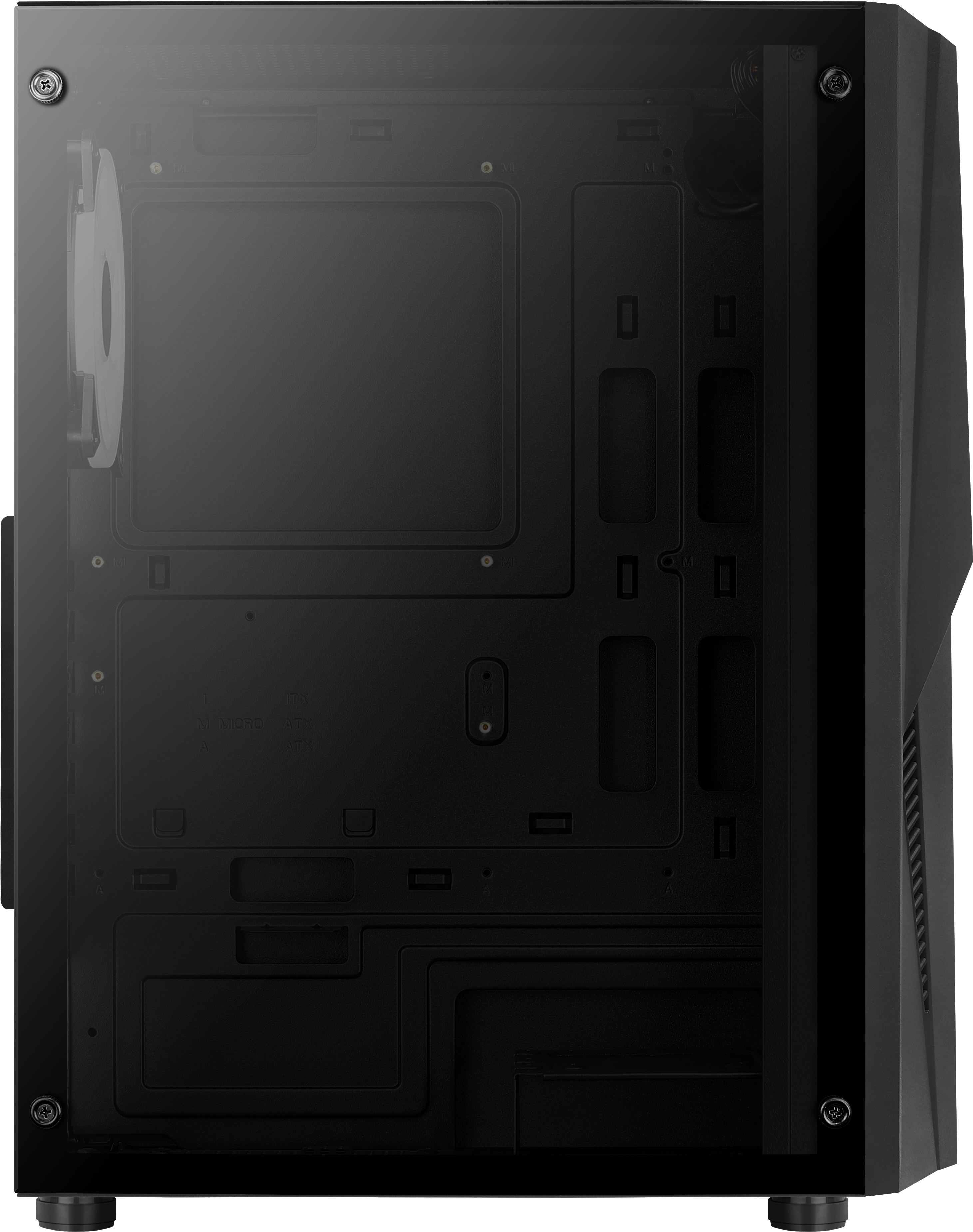 AEROCOOL MECHA ARGB V2 PC-Gehäuse, Schwarz