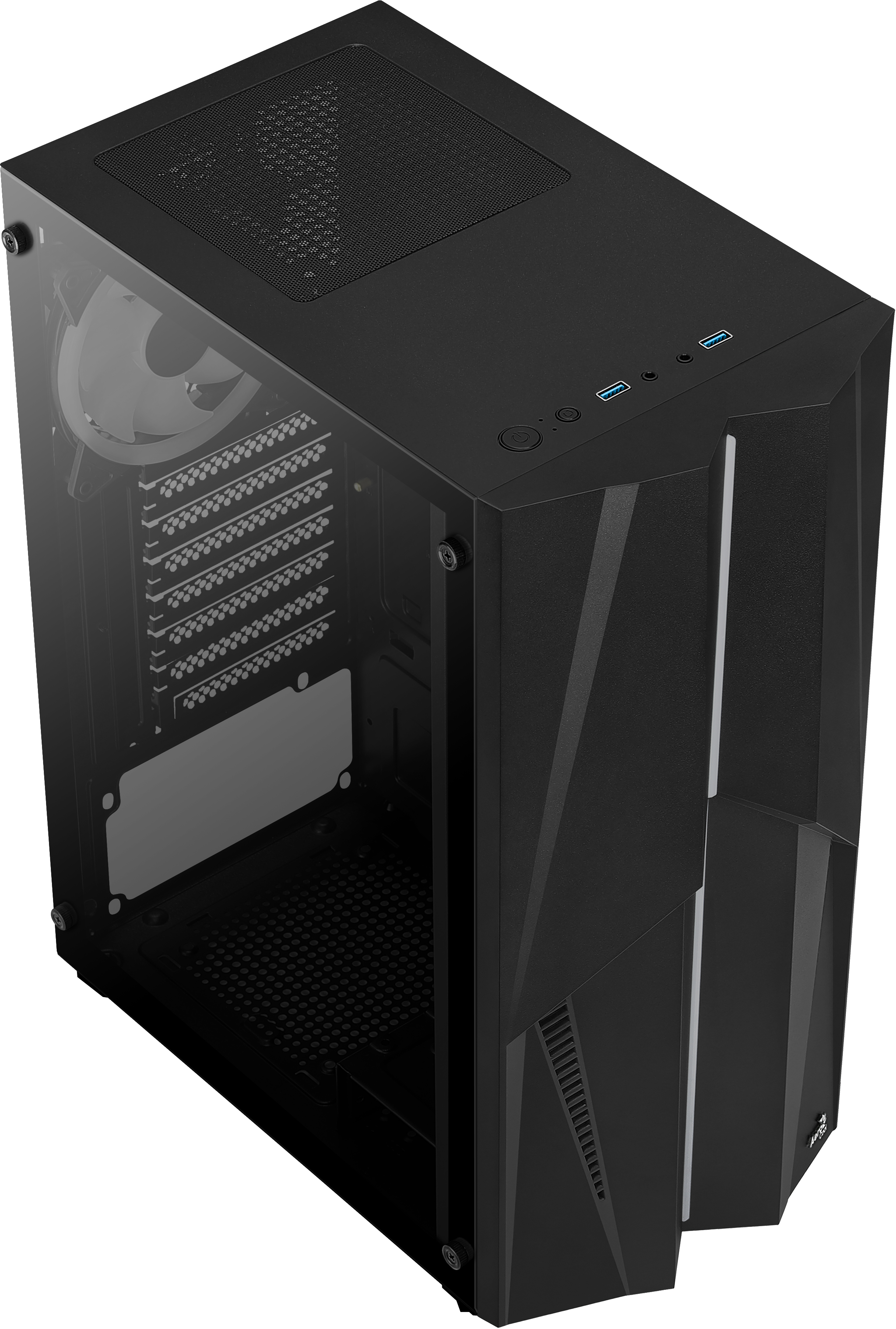AEROCOOL MECHA ARGB V2 PC-Gehäuse, Schwarz