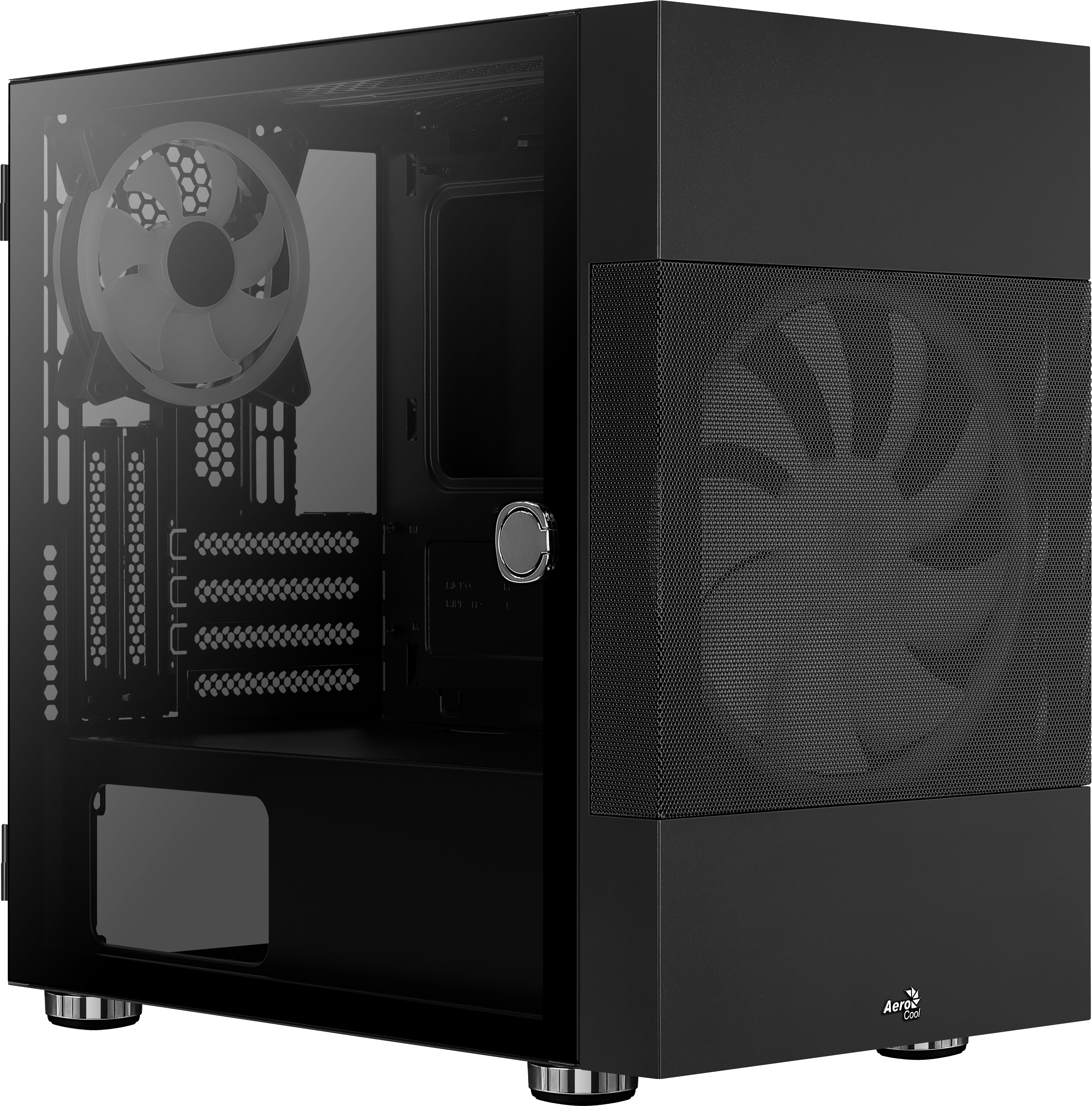 AEROCOOL Atomic V2 PC-Gehäuse, Schwarz