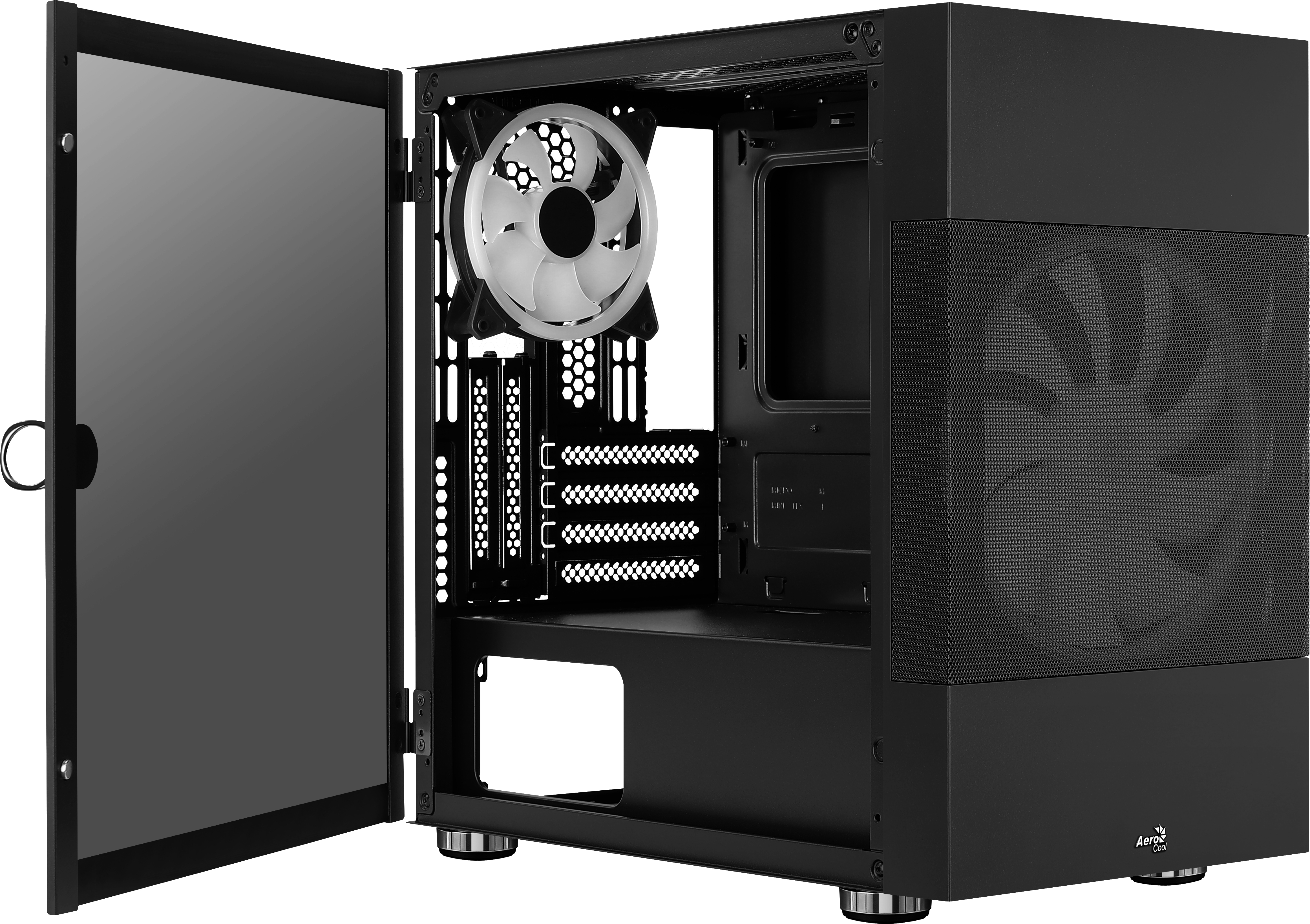 AEROCOOL Atomic V2 PC-Gehäuse, Schwarz